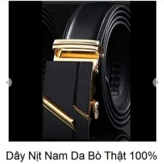 Dây nịch da bò thật cho nam