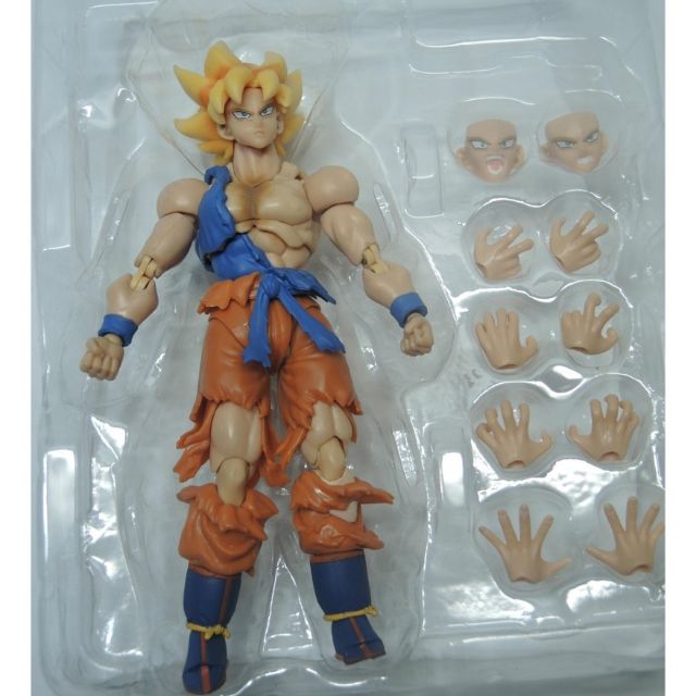 Mô hình khớp cử động SHF Son Goku ver Super Saiyan 2 - Dragon Ball cao 16cm