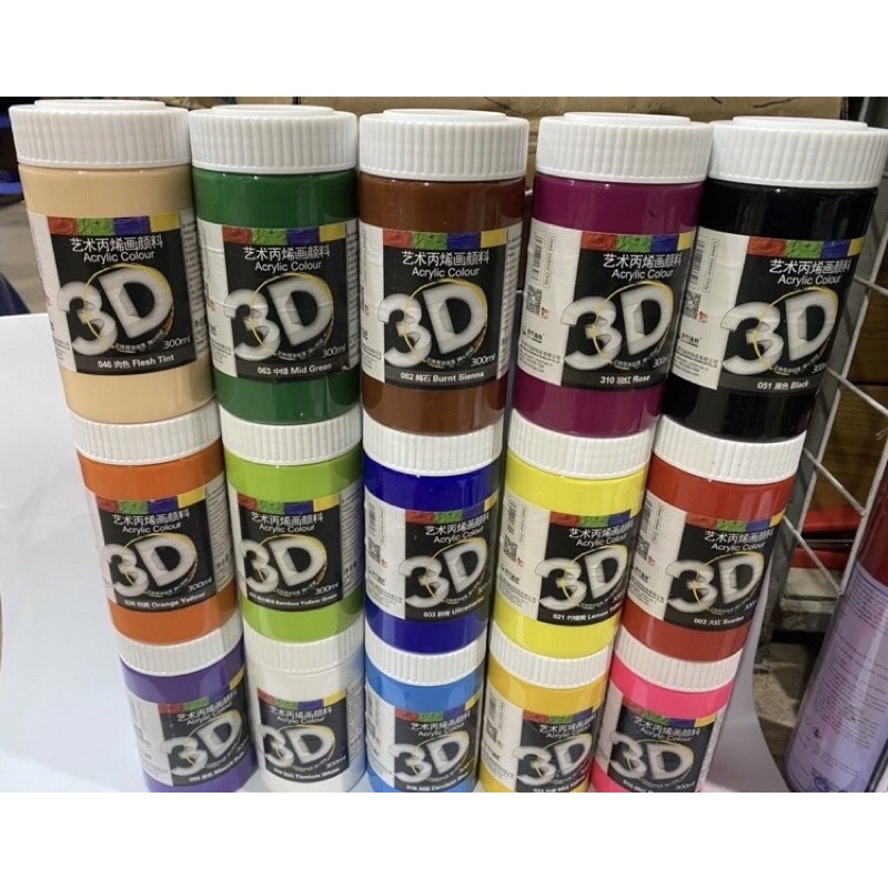 Màu vẽ mỹ thuật 3D (300ml)