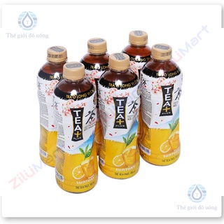 Nước trà ô long Tea Plus vị chanh loại 455ml
