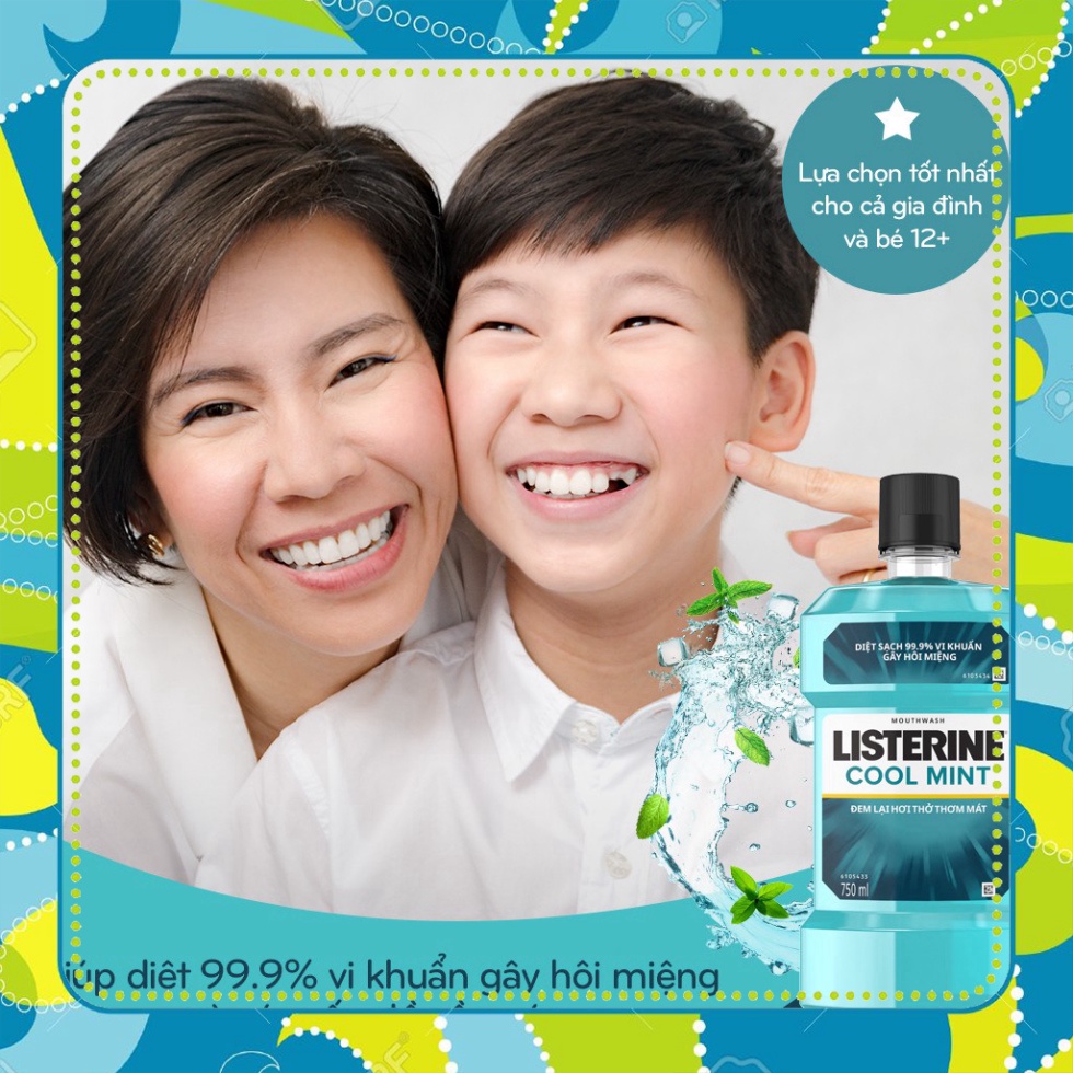 Nước súc miệng Listerine coolmint 750ml - 1009455220