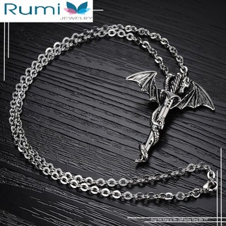 Mặt dây chuyên nam rồng giữ kiếm