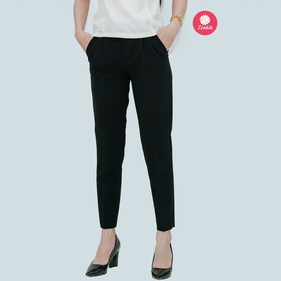 Quần âu nữ thời trang Zenkik kèm đai dáng trẻ trung hiện đại QT07 | BigBuy360 - bigbuy360.vn