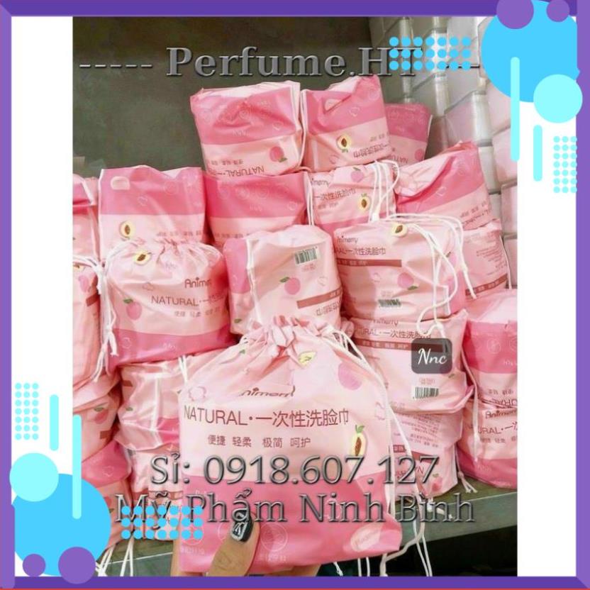 Khăn Tẩy Trang ANIMERRY Dạng Cuộn 2m Bịch Hồng