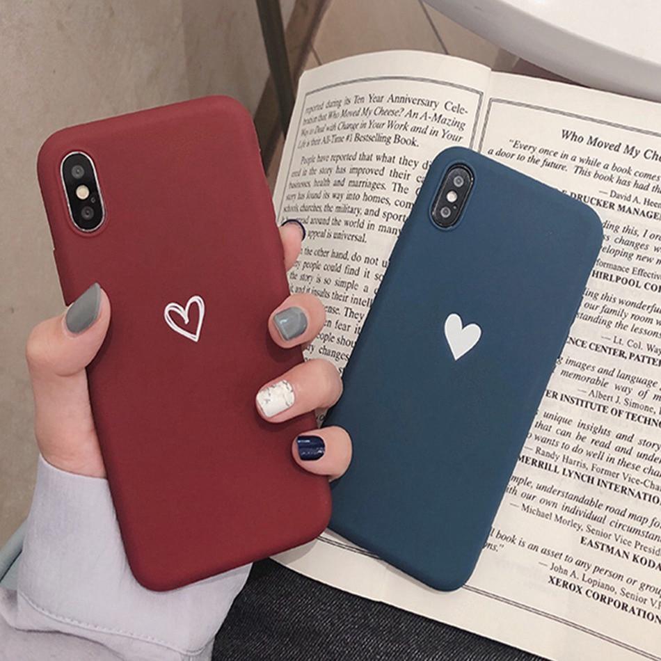 Ốp Lưng Mềm In Hình Trái Tim Cho Xiaomi Redmi 7 Note 7 6 Pro 5 Redmi 4a 4x 5 Plus 6a S2 A2 Lite