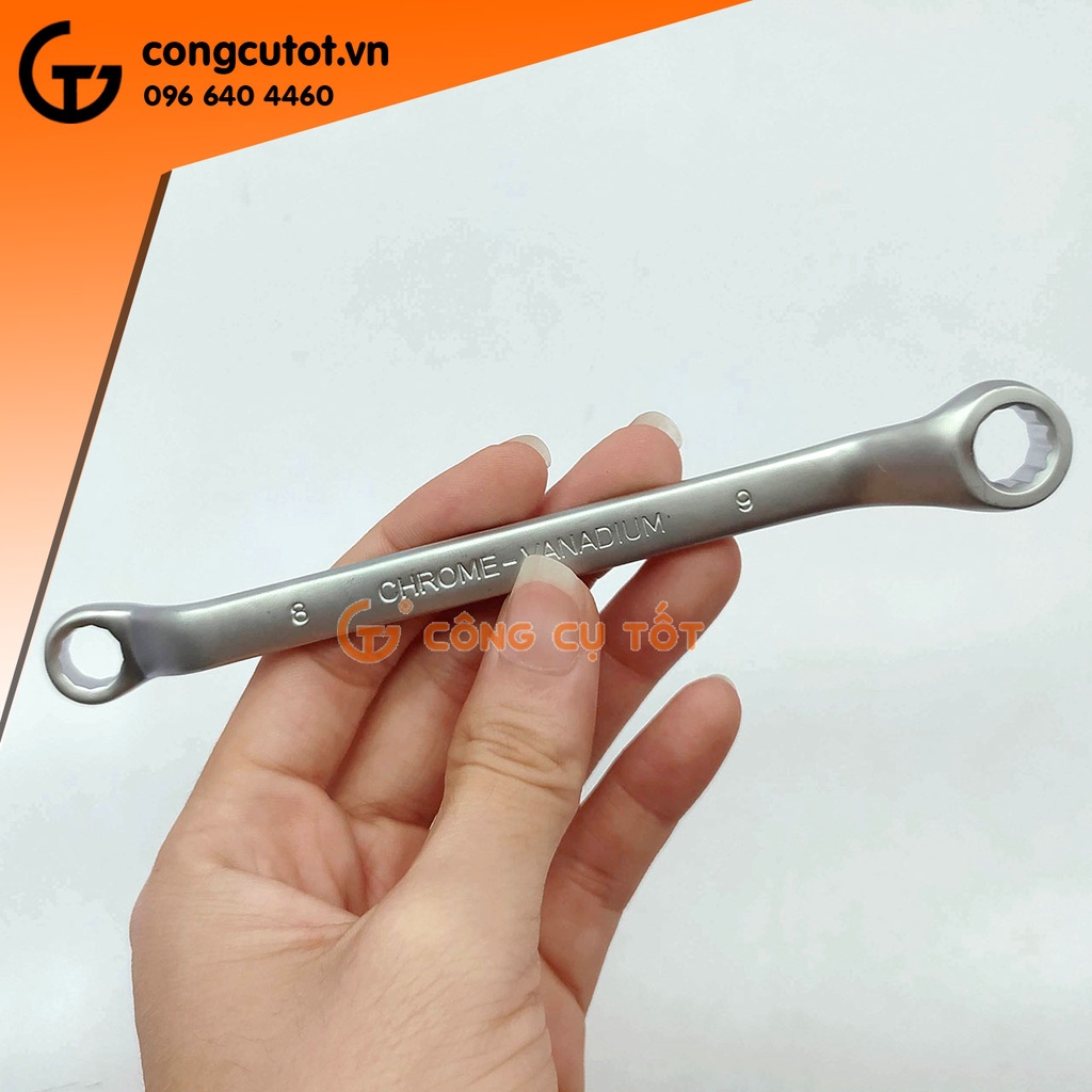 Cờ lê 2 đầu vòng bằng thép rèn dập nóng DFJ