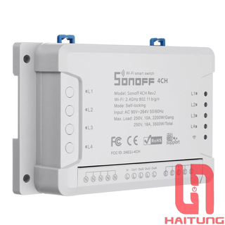 Công tắc thông minh Sonoff 4CH R2 điều khiển từ xa qua WIFI, 3G, 4G
