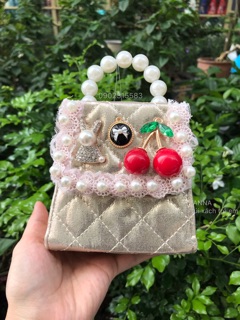Túi quai ngọc cherry cho bé