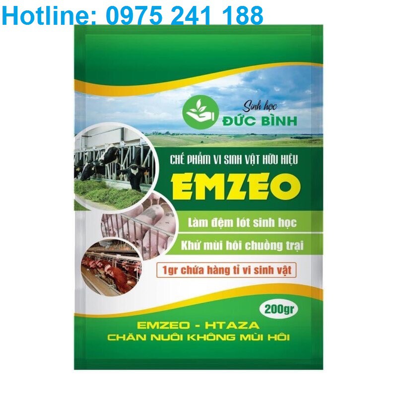 Chế phẩm Emzeo khử mùi hôi chuồng gà (cách nuôi gà không hôi hiệu quả cho bà con)