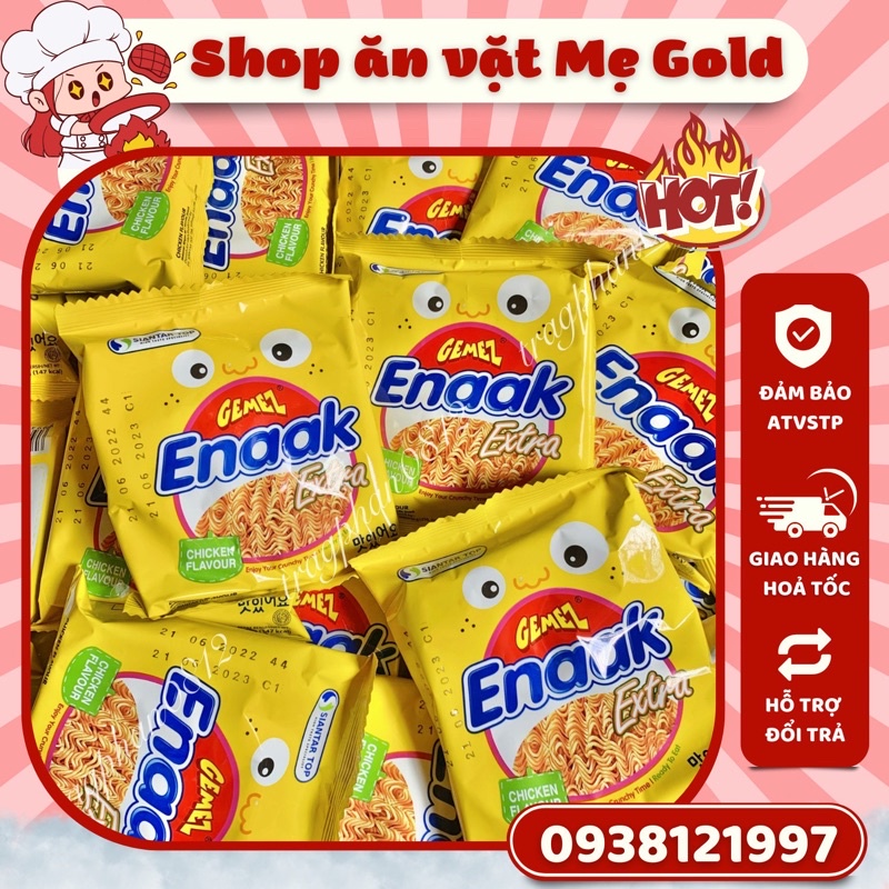 Mì trẻ em Enaak Indonesia vị gà nướng ăn liền (gói 30g)