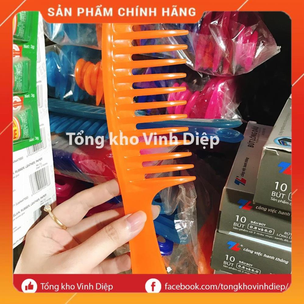 Combo 1 túi 30 chiếc lược chải tóc răng thưa to chất nhựa bền đẹp