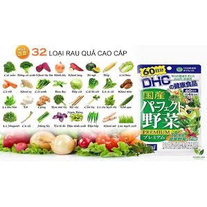 Bột chất xơ hoà tan Infogos hỗ trợ giảm táo bón hộp 30 gói x 3g rau củ DHC Vegetable - Premium Harvest Ìnogos