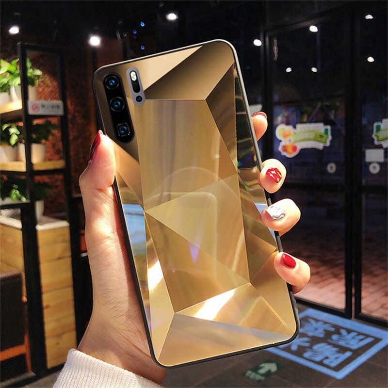Ốp điện thoại bề mặt bóng vân kim cương thời trang 3D cho Xiaomi Redmi Note 9S 9 Pro Max Redmi Note 8 Pro