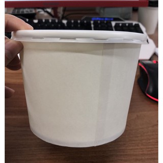 [100] Tô giấy kèm Nắp - Đựng cháo - Bún - Phở - Bánh canh - Hủ tiếu 750ml - 26oz
