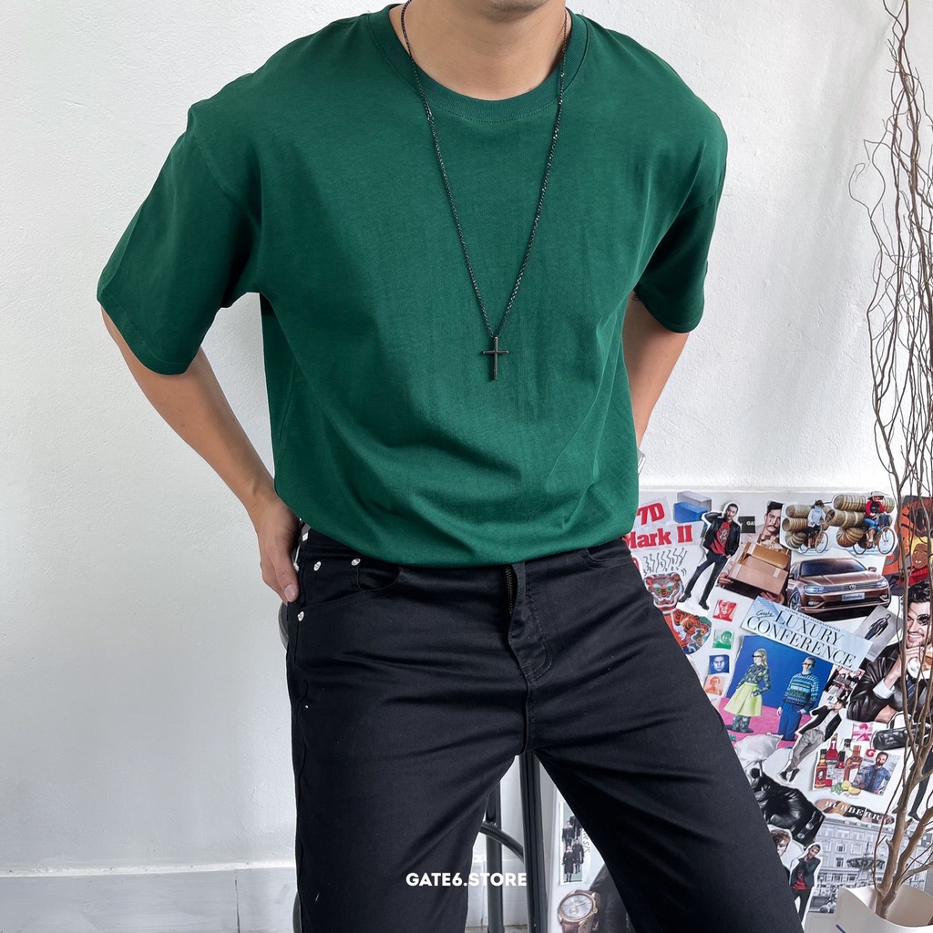Áo Phông Nam Nữ trơn GATE6 Daily Tee, thun cổ tròn Unisex 100% cotton 2 chiều dáng regular fit kiểu Hàn - GATE6 - G0029