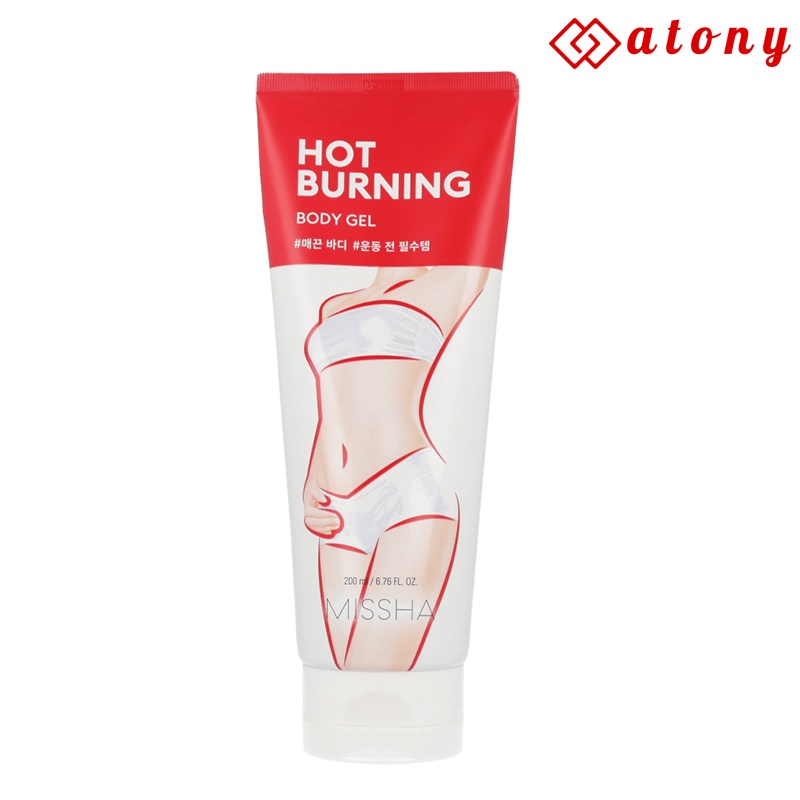 Gel Tan Mỡ Bụng Missha Hot Burning Body Gel 200ml - Chính Hãng Hàn Quốc