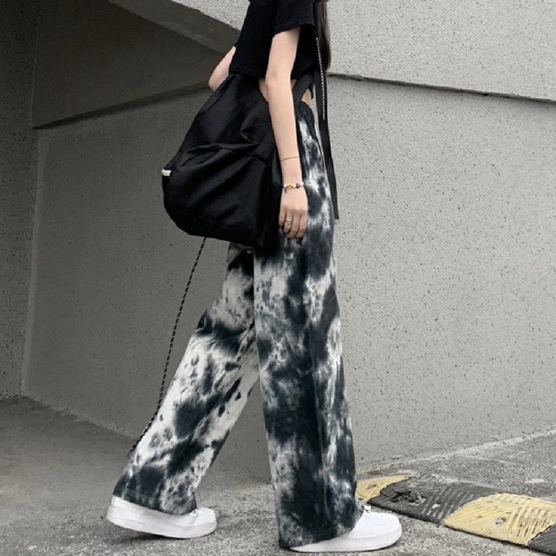 [Mã FAMAYWA giảm 10K đơn 50K] Quần Ống Rộng Dáng Suông Dài Họa Tiết Loang Unisex Nam Nữ Hot Trend - VIETCEN | BigBuy360 - bigbuy360.vn