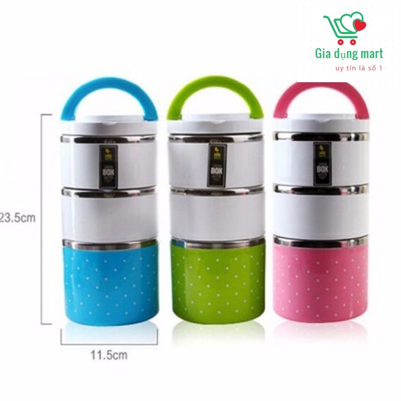 Cặp lồng cơm giữ nhiệt 3 tầng