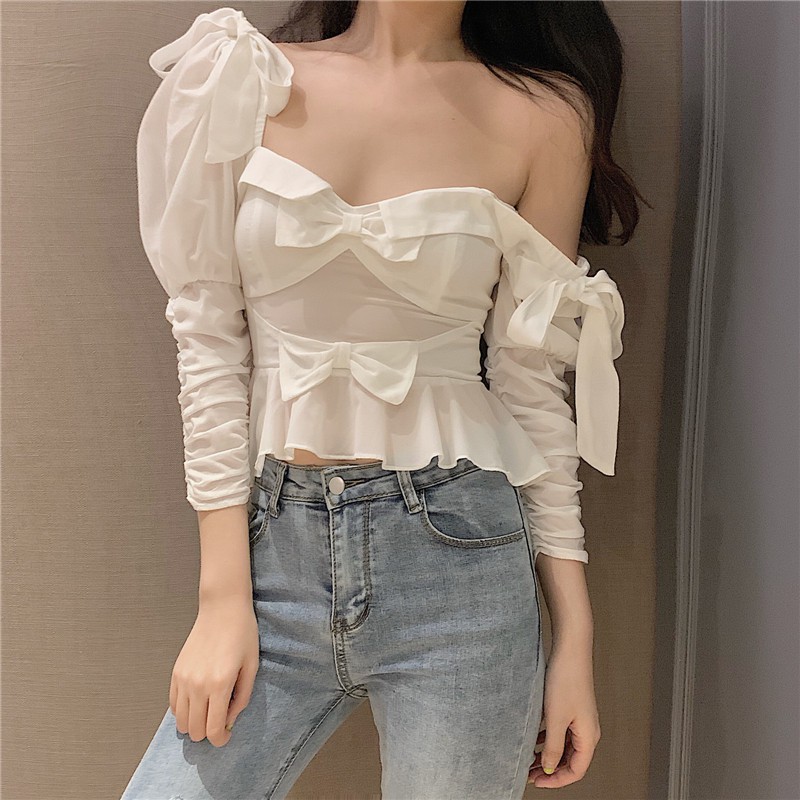 Áo sơ mi nữ kiểu tay dài Emilyshop