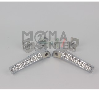 Bàn đạp gác chân sau mạ crom Vixion Crome Blkg Barstep Blkg Vixion