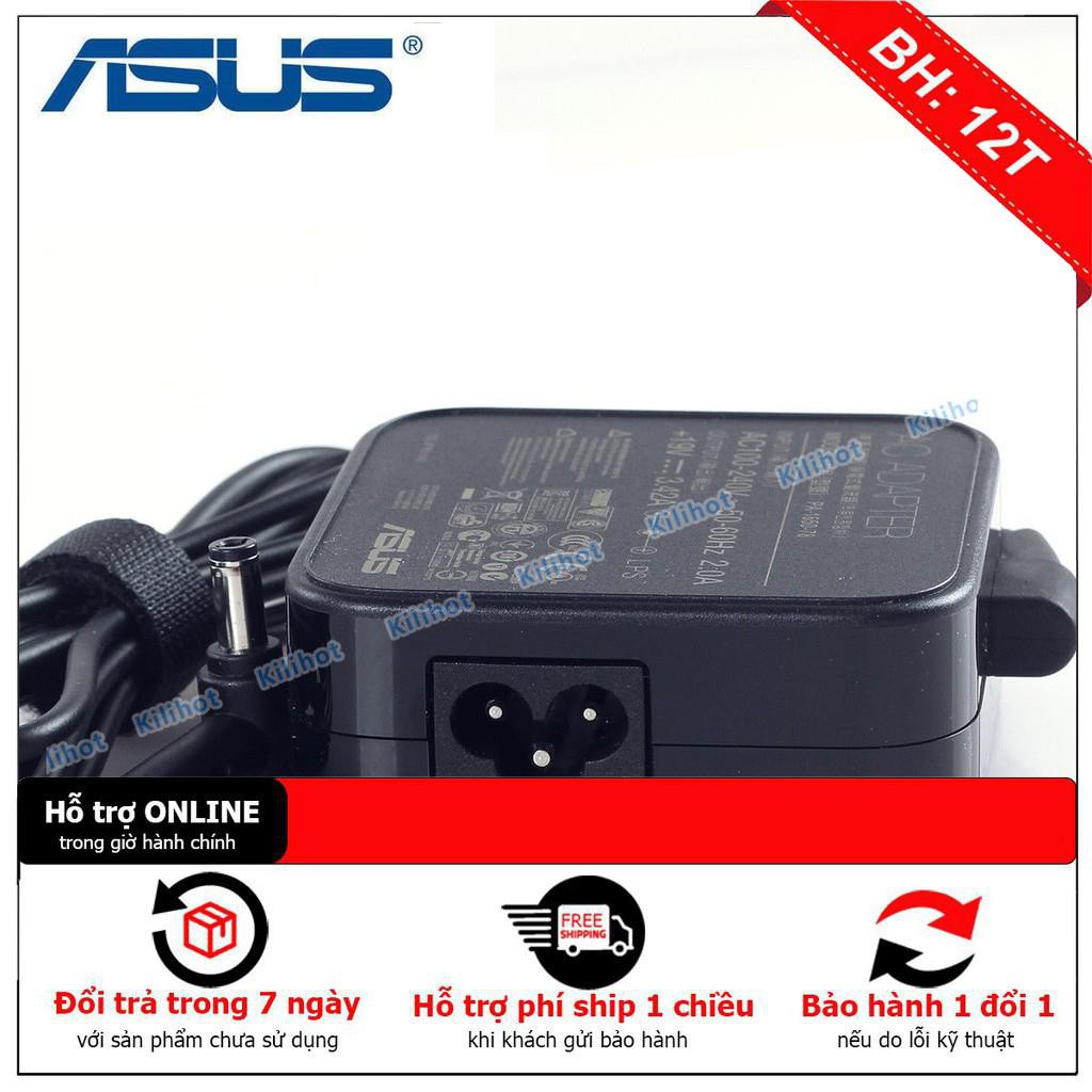 Sạc dành cho laptop Asus 19V-3.42A, 65w vuông zin - Hàng nhập khẩu