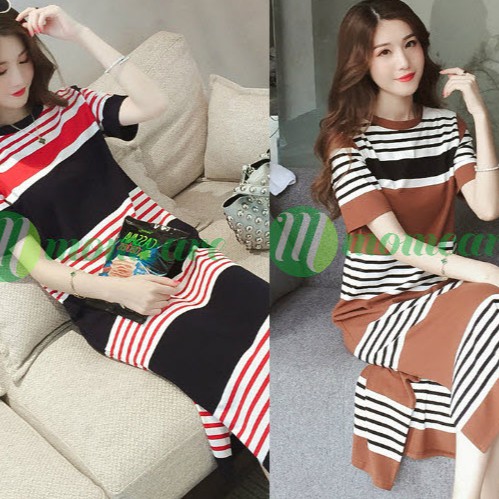 Váy bầu công sở đẹp Cotton ẢNH THẬT - Đầm thời trang mùa hè sau sinh cho con bú ti thiết kế cao cấp sang chảnh Bigsize