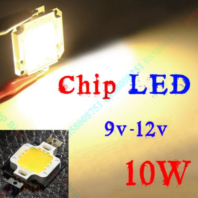 Chíp led 10w 12v giá hạt rẻ