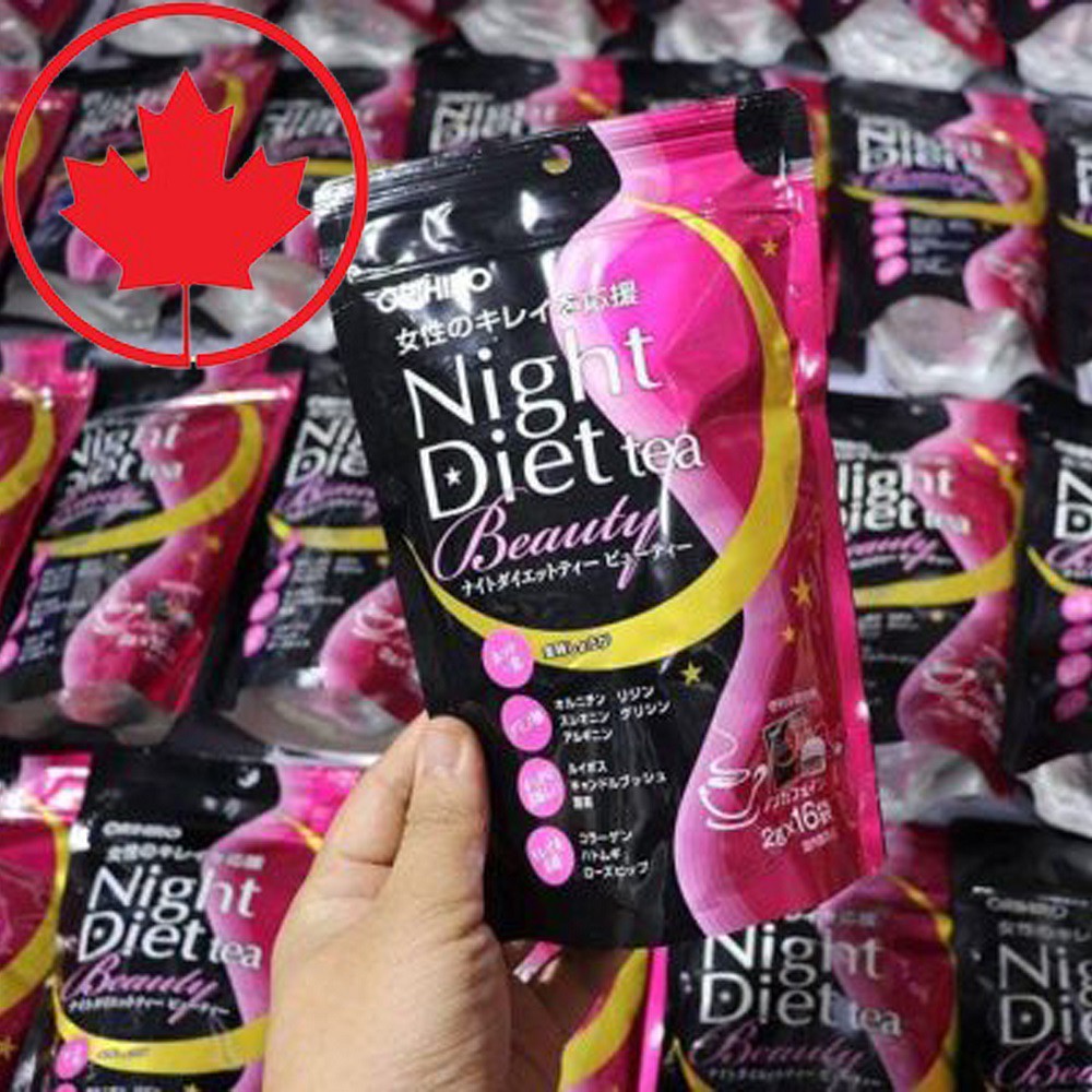 [Chuẩn Auth] Trà giảm cân Night Orihiro - Trà Đêm 16 gói (chính hãng Nhật Bản)
