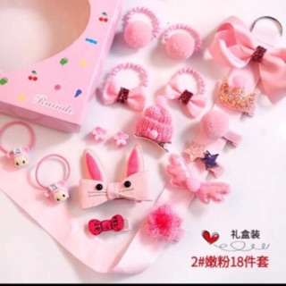 Hộp 18 dây buộc tóc cho bé yêu