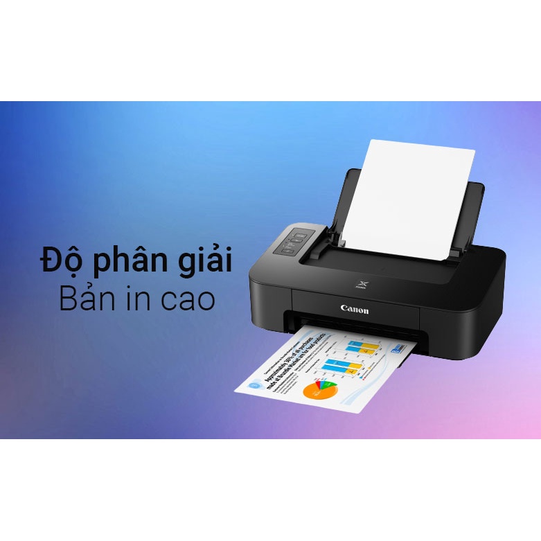 Máy in phun màu đơn năng Canon PIXMA TS207 - Hàng chính hãng BH 12 Tháng