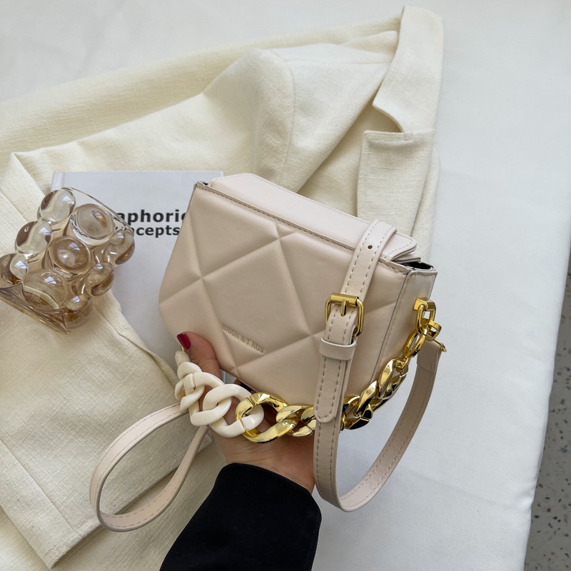 Túi xách đeo vai IELGY hình vuông nhỏ phong cách sành điệu cho nữ