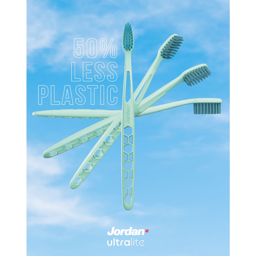 - Bàn chải Jordan Ultralite, Lông siêu mềm siêu mảnh 0.01mm