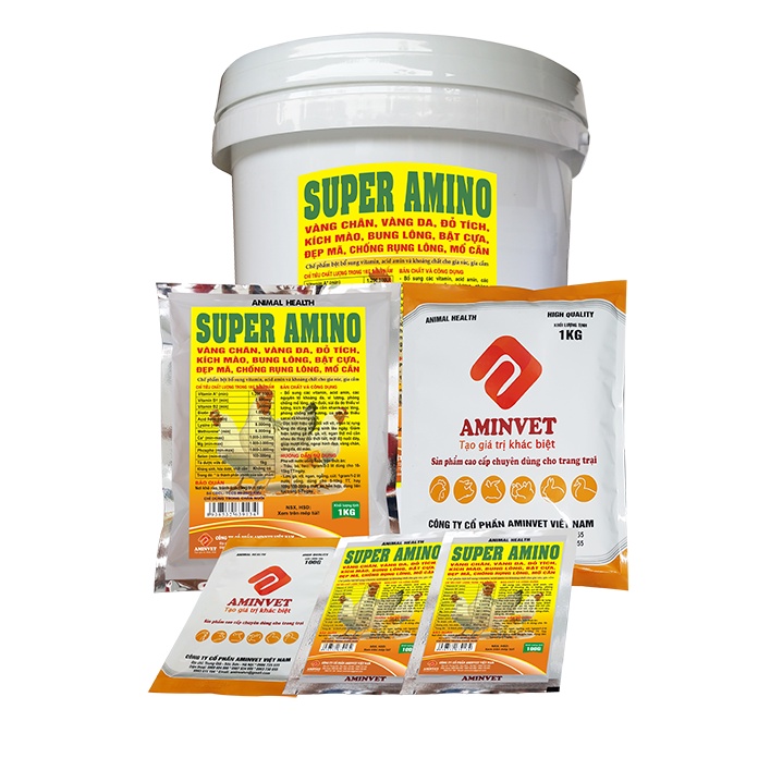 1kg siêu vỗ béo gà, vịt Super Amino