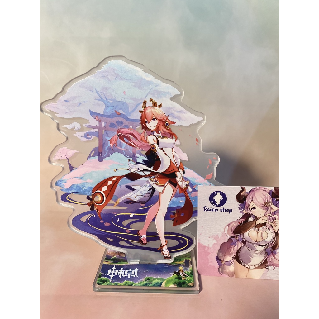 Mô Hình Standee Acrylic Mica Anime Game Genshin Impact