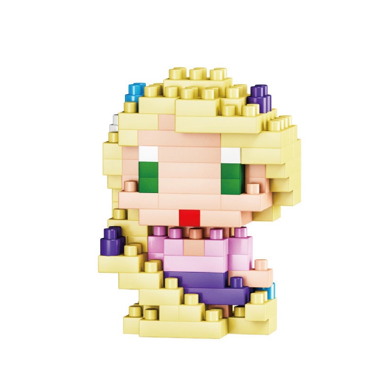 Bộ đồ chơi xếp hình công chúa Disney SEA SUN TOYS mini 3D DIY dành cho bé