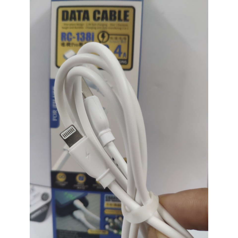Aki shop Cáp Sạc Nhanh Iphone type C PD 20W USB-C Cáp Sạc Nhanh RC-138 REMAX chính hãng decor