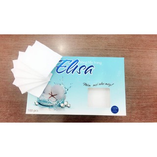 BÔNG TẨY TRANG EHSA BẢO THẠCH 100 MIẾNG