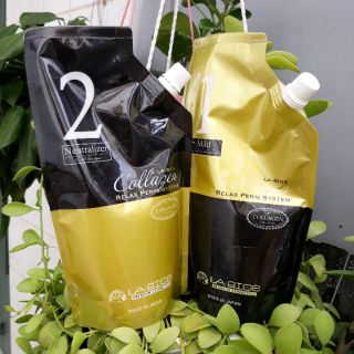 CẶP KEM DUỖI TÓC SIÊU BÓNG MƯỢT CAO CẤP NHẬT BẢN COLLAGEN LABIOS 400ml