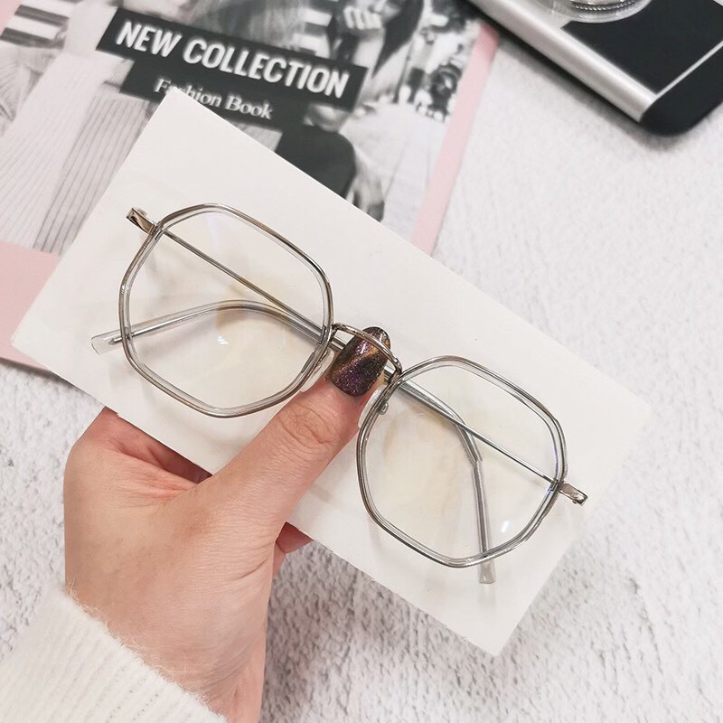 MẮT KÍNH GIẢ CẬN FROM VUÔNG RETRO 535 THỜI TRANG HOT TREND | BigBuy360 - bigbuy360.vn