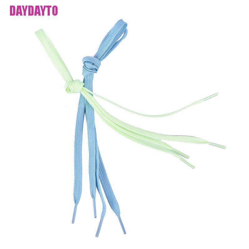 [DAYDAYTO] Set 2 Cặp Dây Giày Thể Thao Dạ Quang Phát Sáng Trong Tối