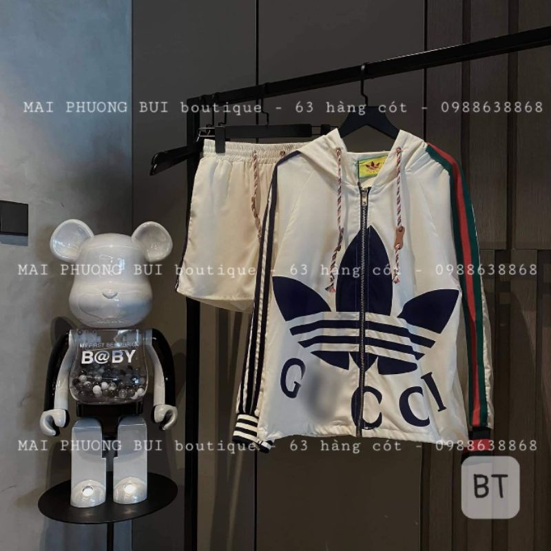 Sét áo gió lá +quần sooc hàng  QCL1