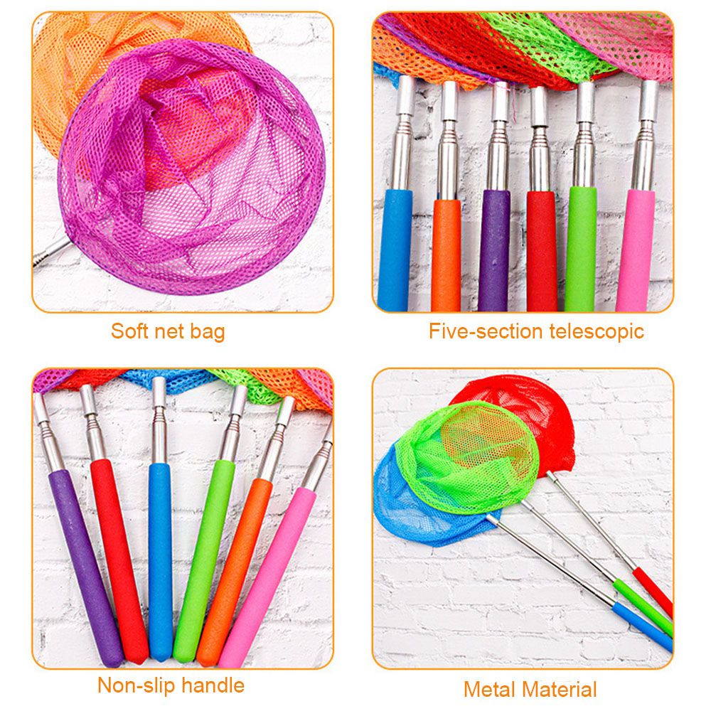 Vợt Lưới Bắt Côn Trùng 34 Inch Có Thể Thu Gọn Tiện Dụng