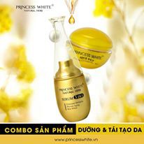 COM BO DƯỠNG DA MẶT TRẮNG HỒNG HIỆU QUẢ NHẤT SERUM 3IN1 + KEM NICE DAY PRINCESS WHITE BỘ ĐÔI HOÀN HẢO | BigBuy360 - bigbuy360.vn