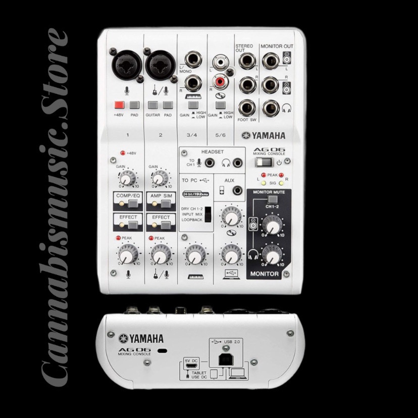 Yamaha AG06 Soundcard kiêm Bàn Trộn Mixer Interface Compact Stereo Mixing Console AG06 Phòng Thu Studio Mix