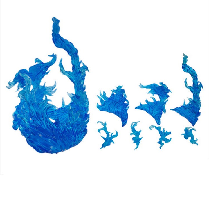 Mô Hinh Hiệu Ứng Lửa cho Figure - Màu Xanh - 6597