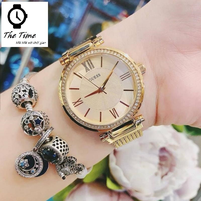 ( Sẵn 2 màu ) Đồng hồ nữ Guess W0638L1 &amp; W0638L2 . case 36mm .3ATM