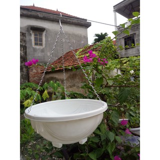 CHẬU NHỰA MÓC XÍCH- CHẬU CHẢO TREO LOẠI LỚN