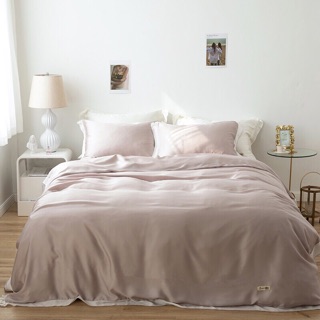 Chăn ga gối TENCEL viền trắng