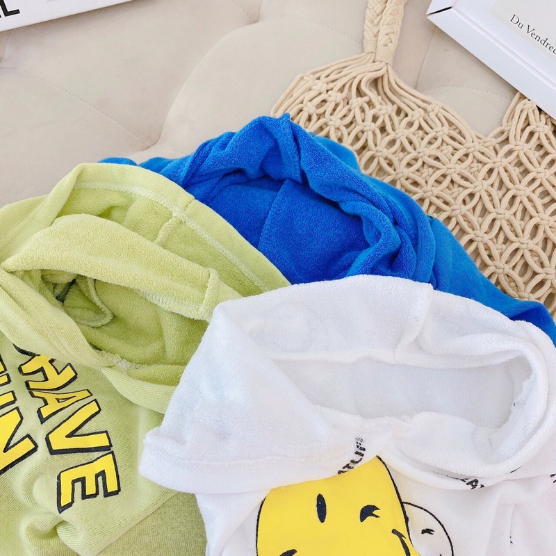 Bộ nỉ bông cho bé trai bé gái size 10-20kg, đồ bộ dài tay thu đông bé trai bé gái kéo khoá, quần áo trẻ em