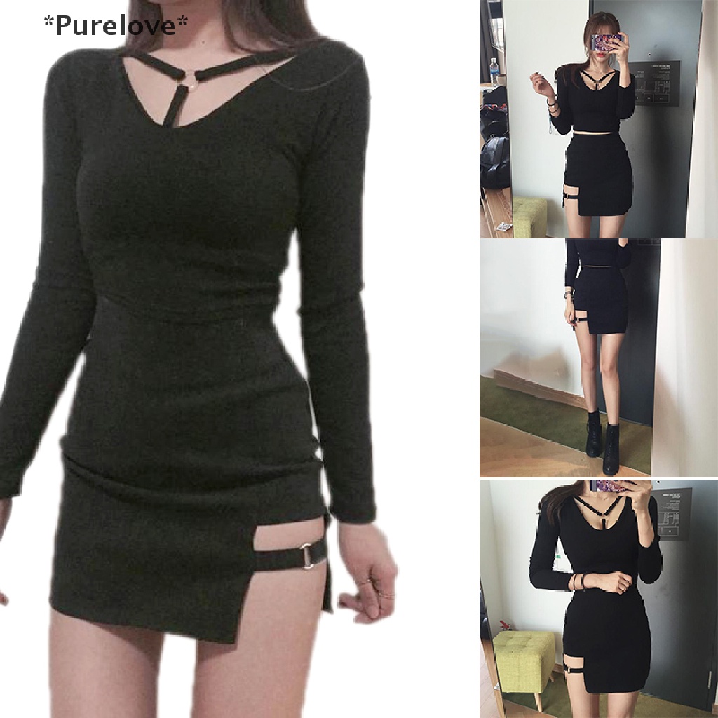 Chân Váy Ngắn Lưng Cao Ôm Dáng Quyến Rũ Cho Nữ